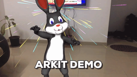 ARKit Demo: Rabbit Gangnam Style